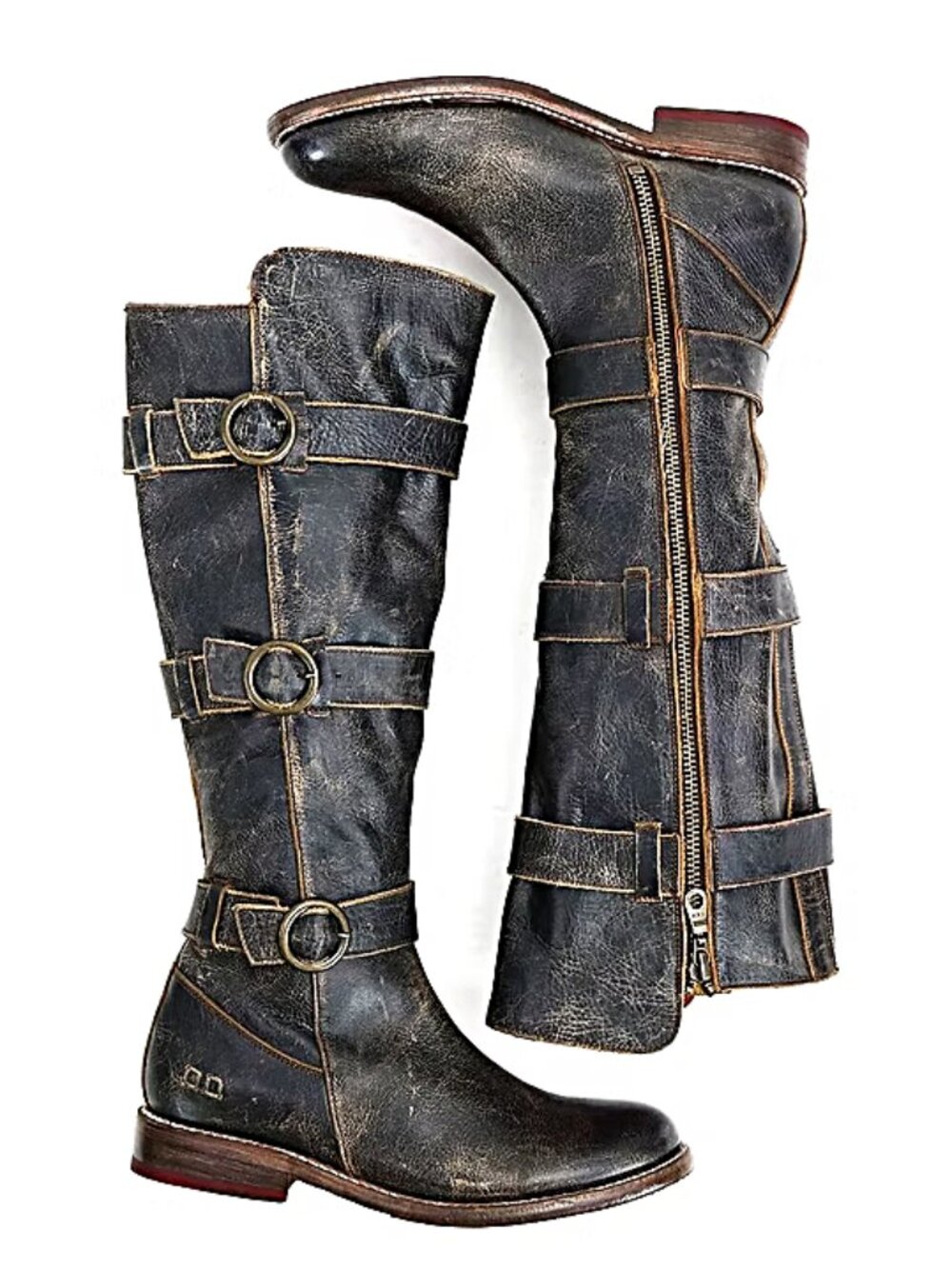 BED/STU Kitty Boots -Black Rustic-